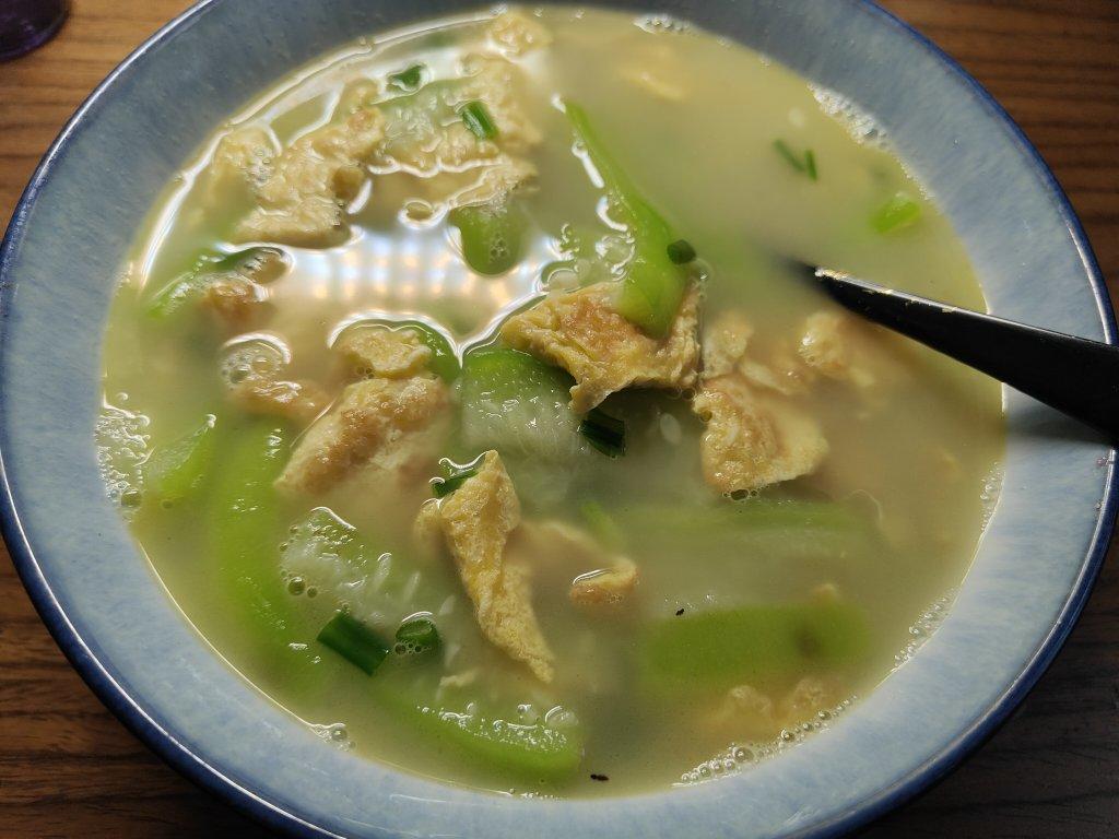 丝瓜鸡蛋汤