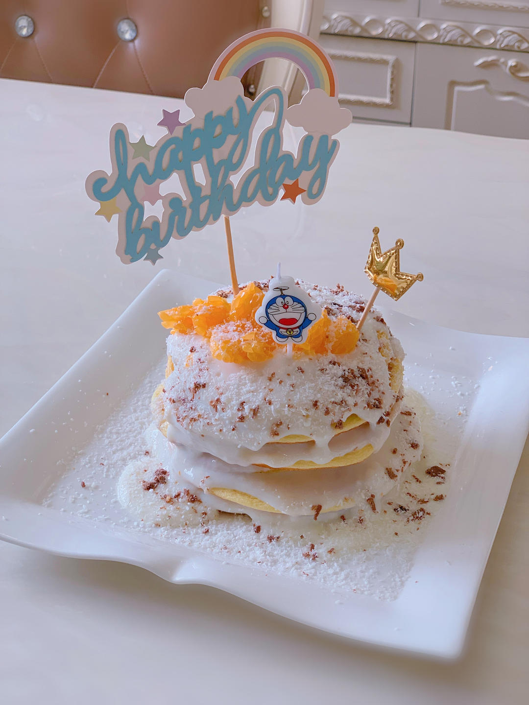 舒芙蕾草莓松饼