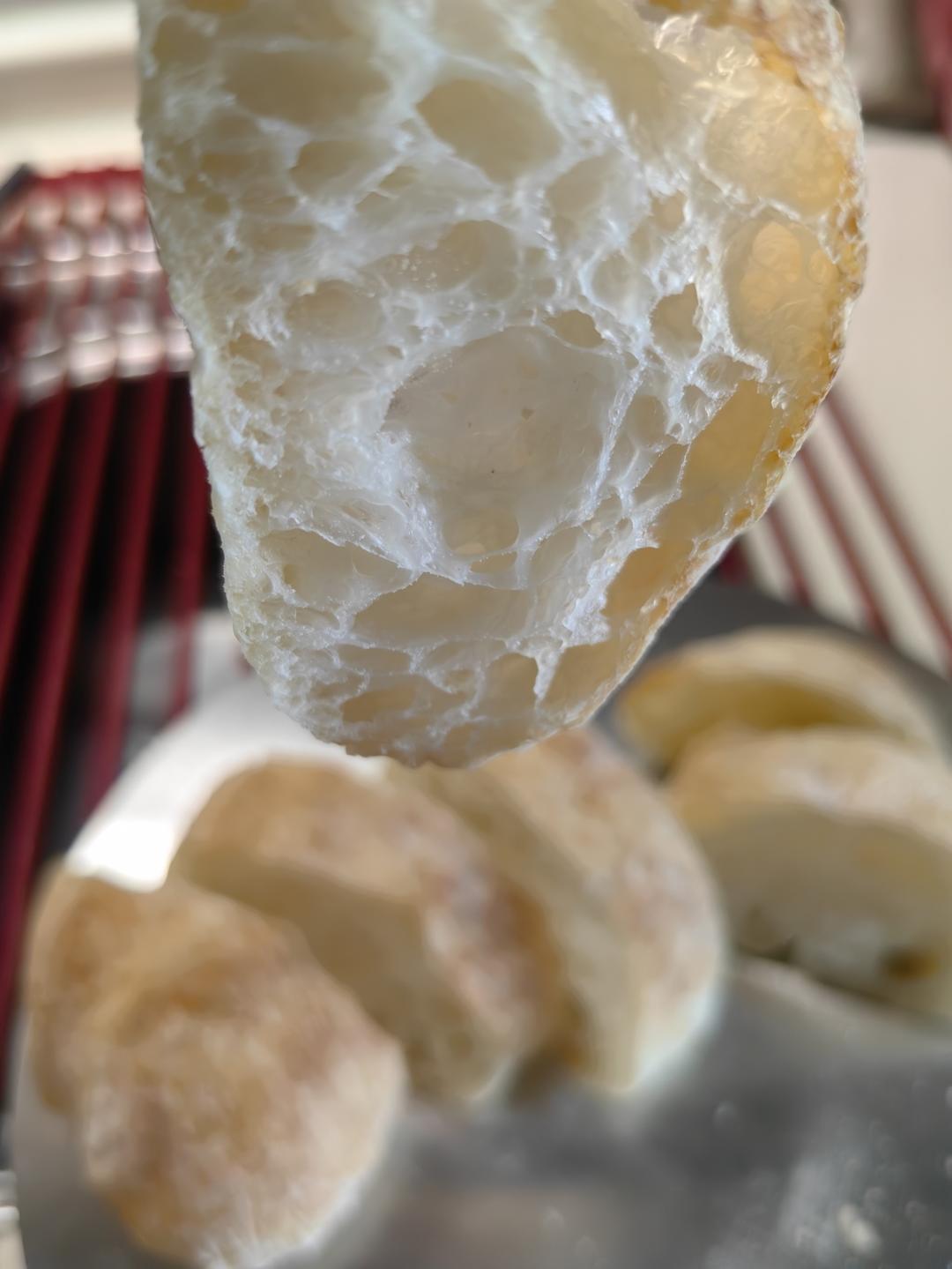 意大利恰巴塔初体验｜无糖少油面包｜波兰种｜大水量