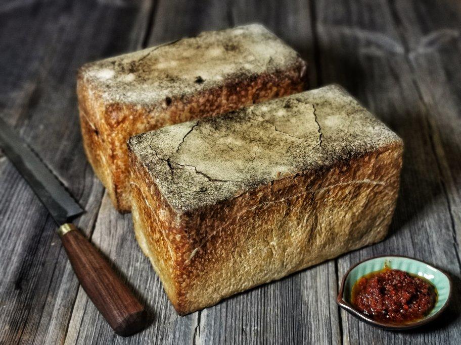 天然酵种石窑红砖-Pesto Rosso-无糖欧包