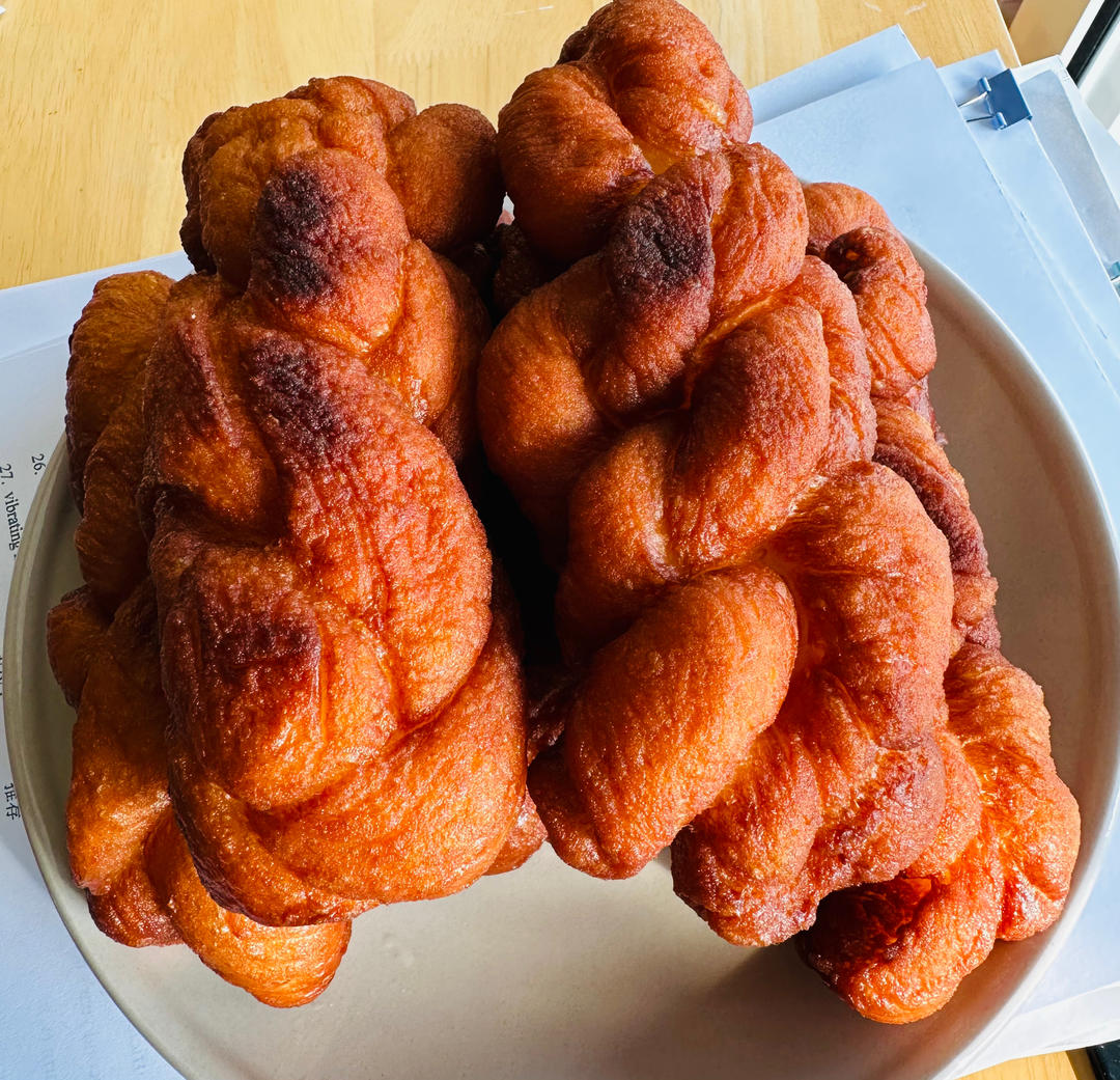 奶香大麻花（发酵油炸翻车版）