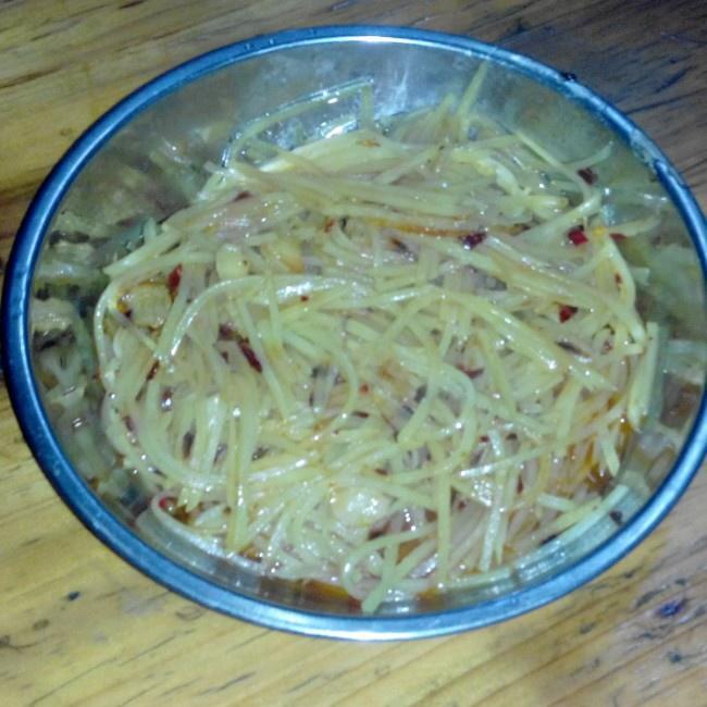 “老干妈”版土豆丝