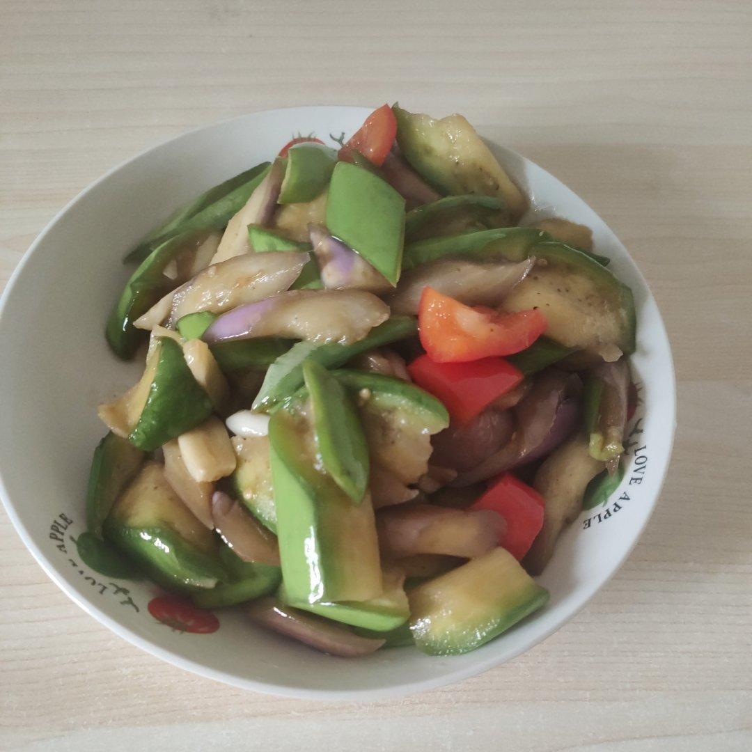 清炒茄子（少油版+视频）