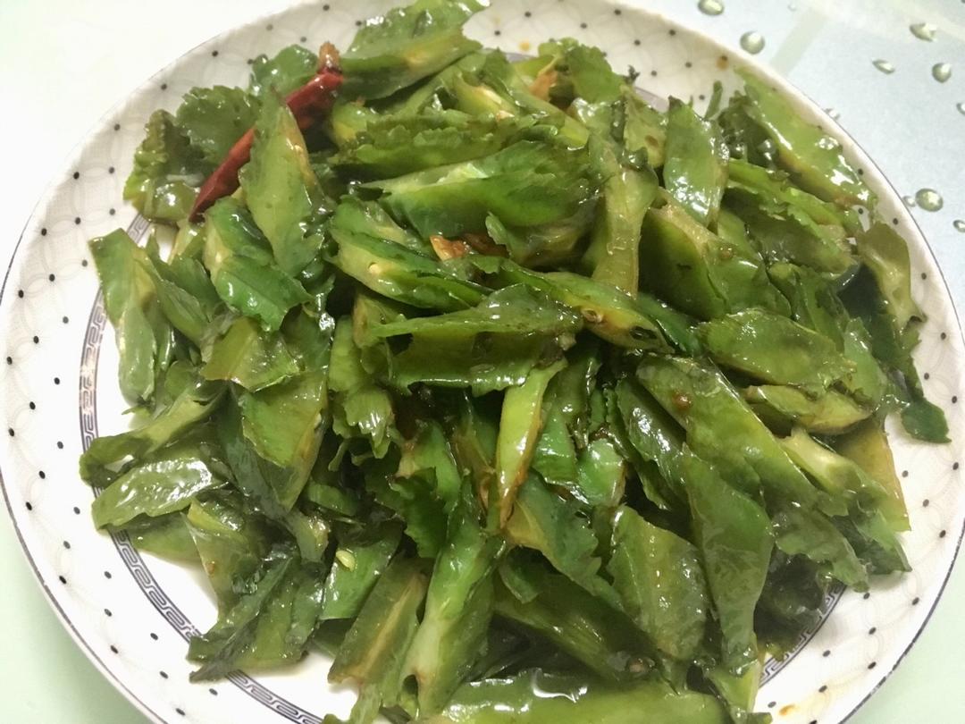 清炒四角豆
