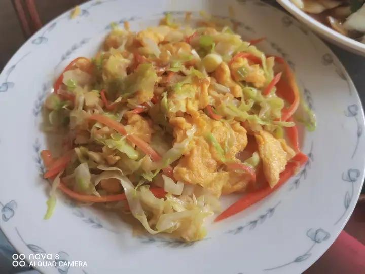 生菜炒鸡蛋