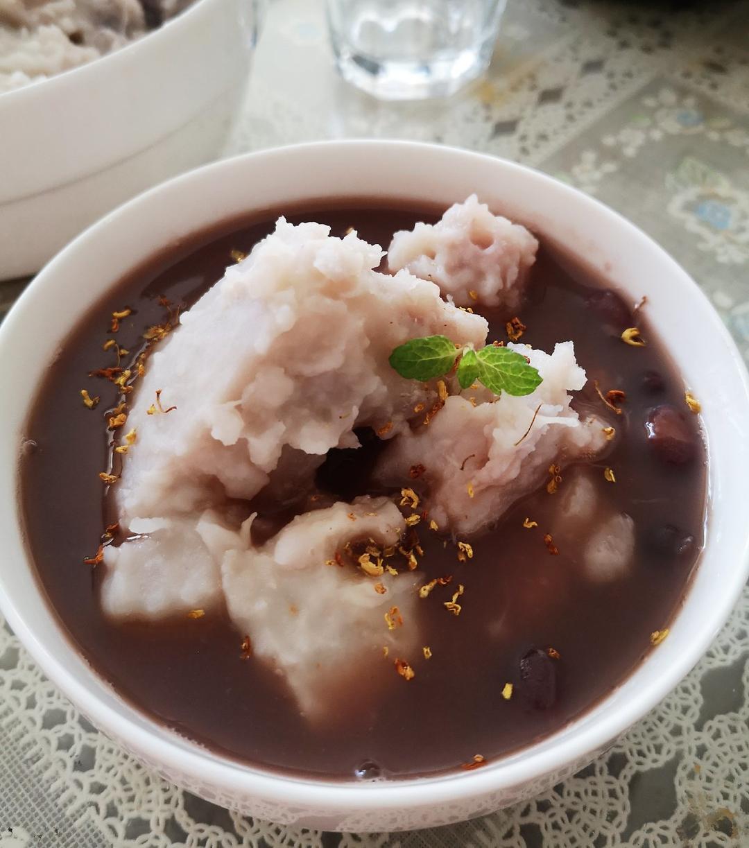 鲜芋仙的酥糯芋头