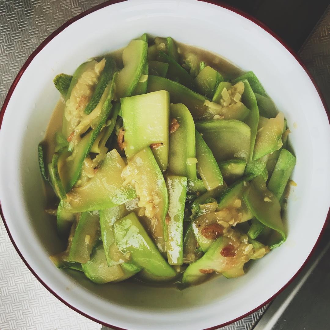虾皮清炒西葫芦