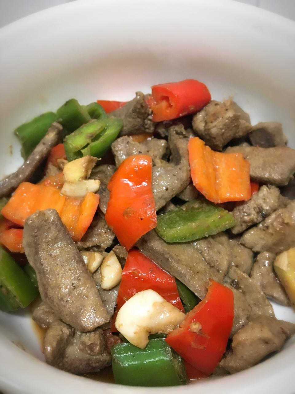 嫩炒猪肝