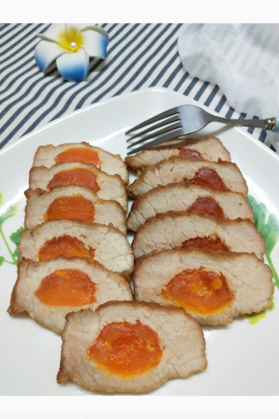 咸蛋叉烧肉（好吃得爆炸）