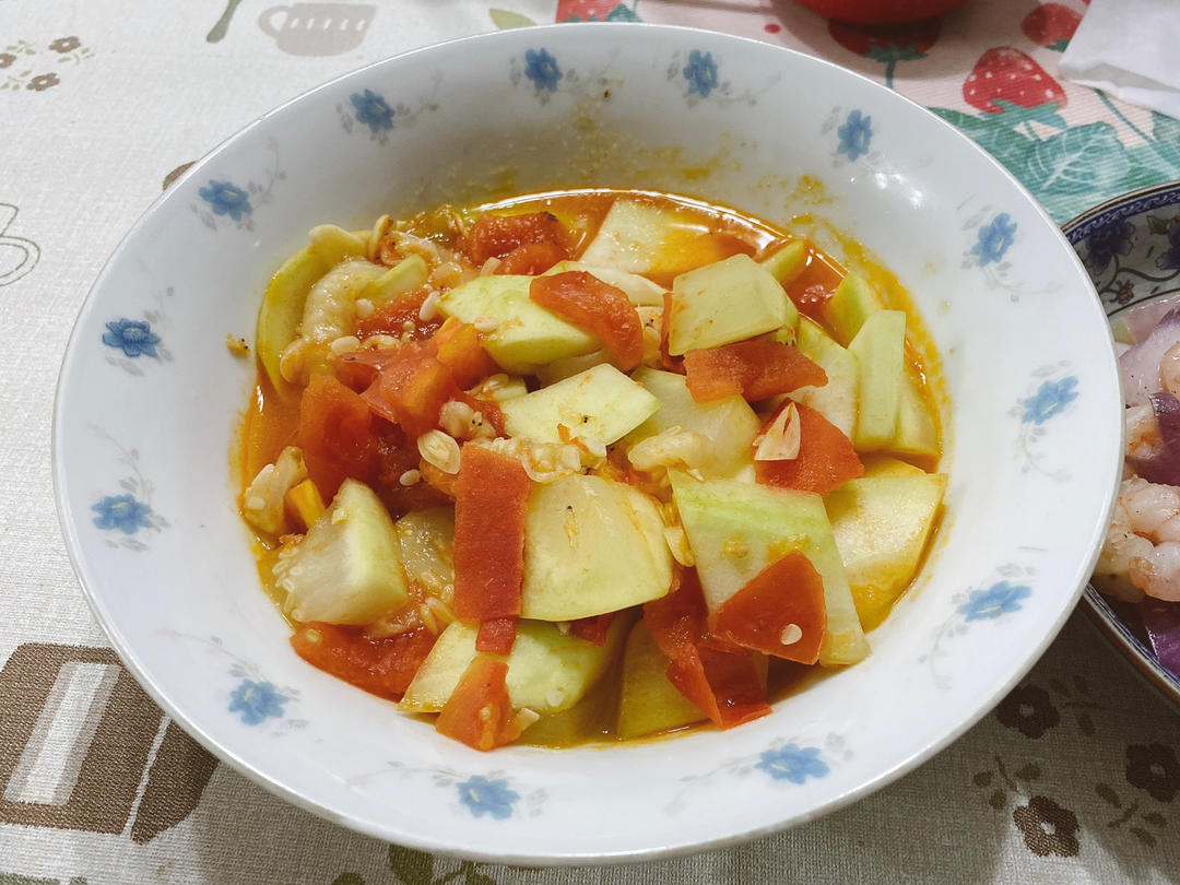 一分钟学会【番茄炒西葫芦】