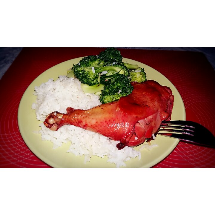 洋葱锅烧鸡腿饭