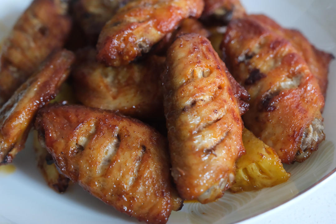 空气炸锅版菠萝鸡翅