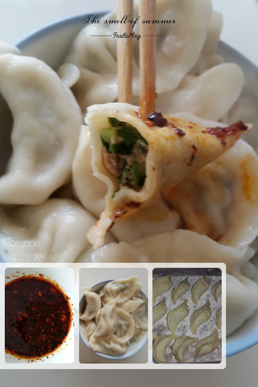韭菜馅饺子