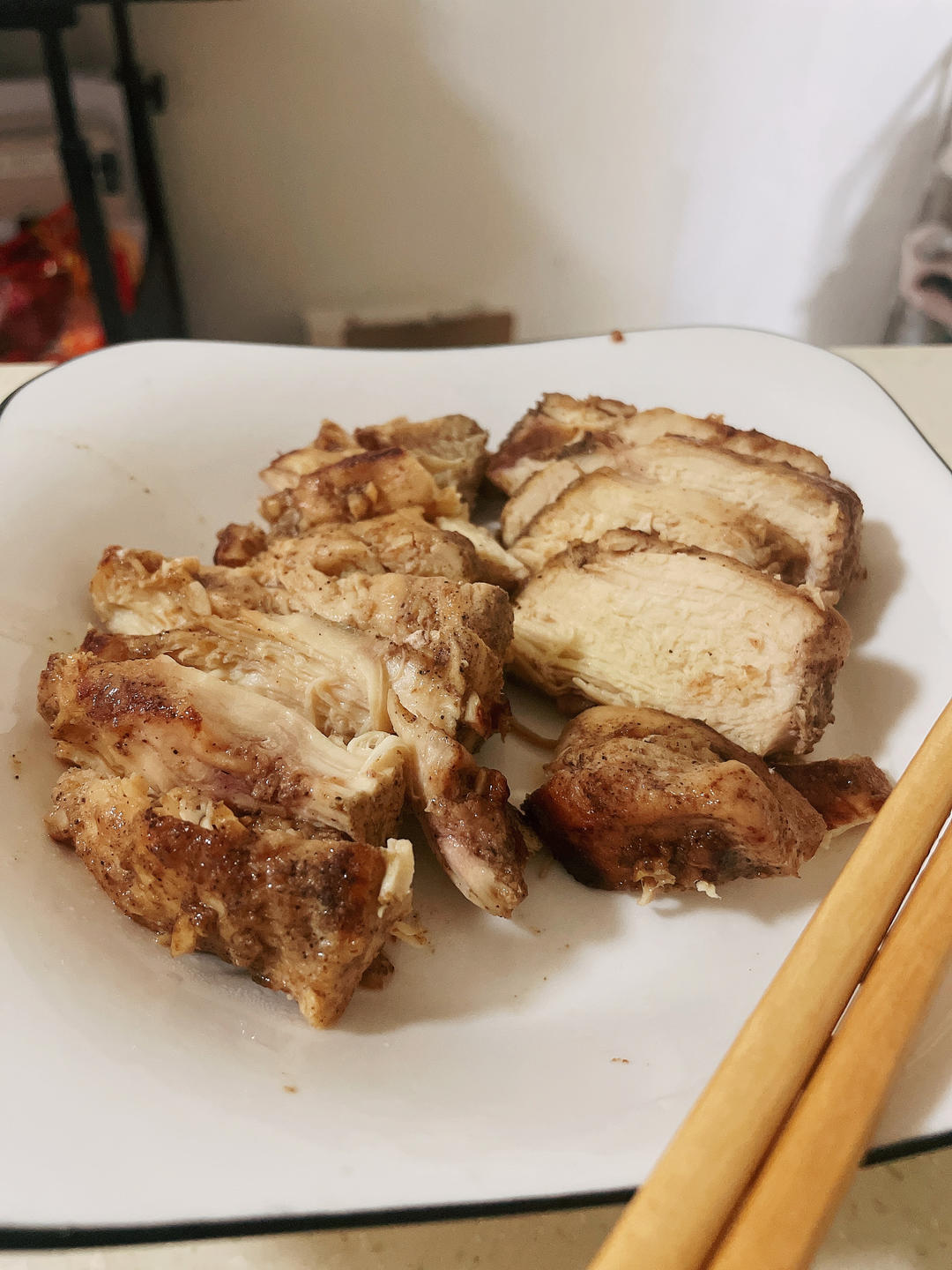 酷炫屌炸天好吃的煎鸡胸肉（香蒜蜂蜜煎鸡胸肉）