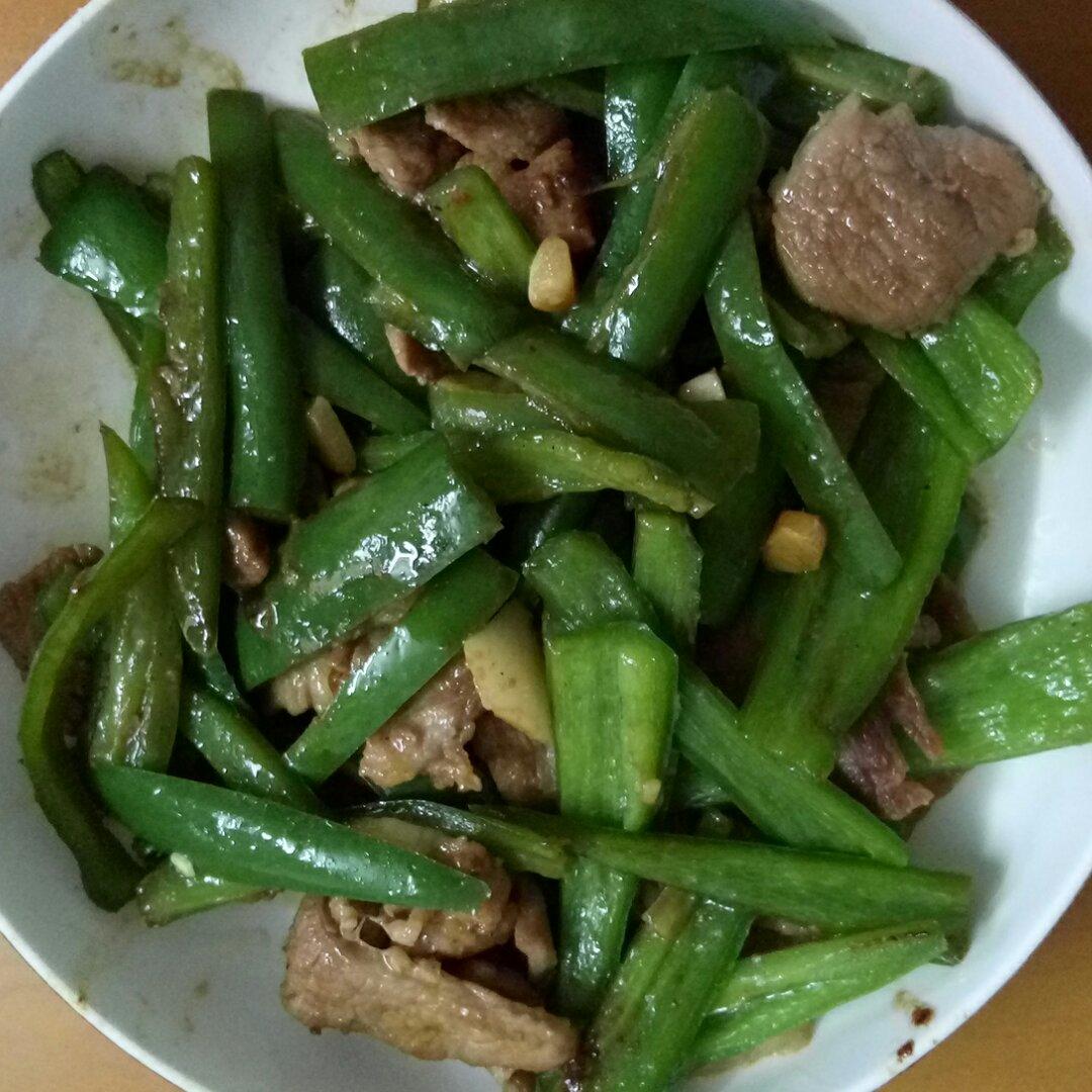 青椒炒肉丝
