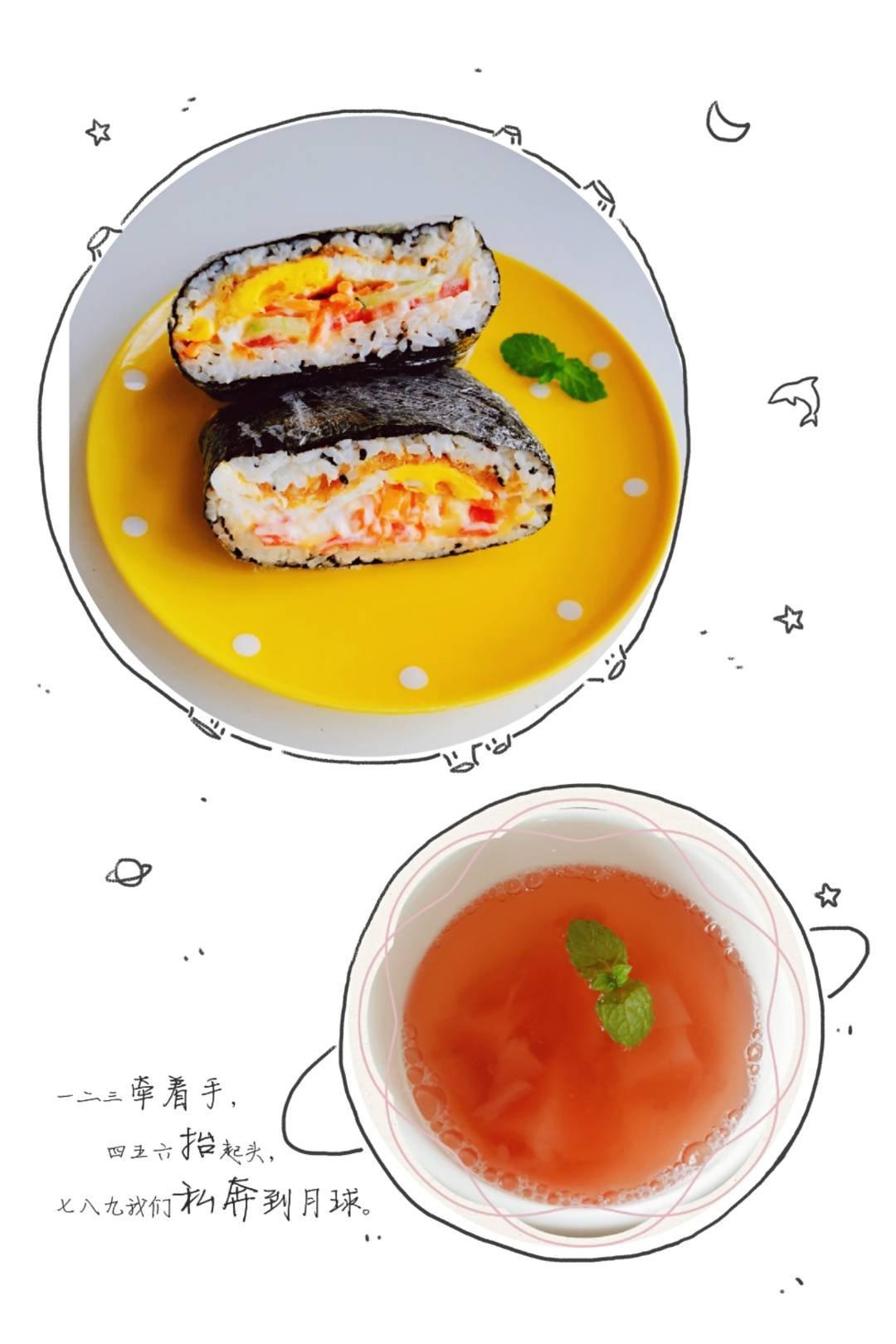 高颜值海苔饭团