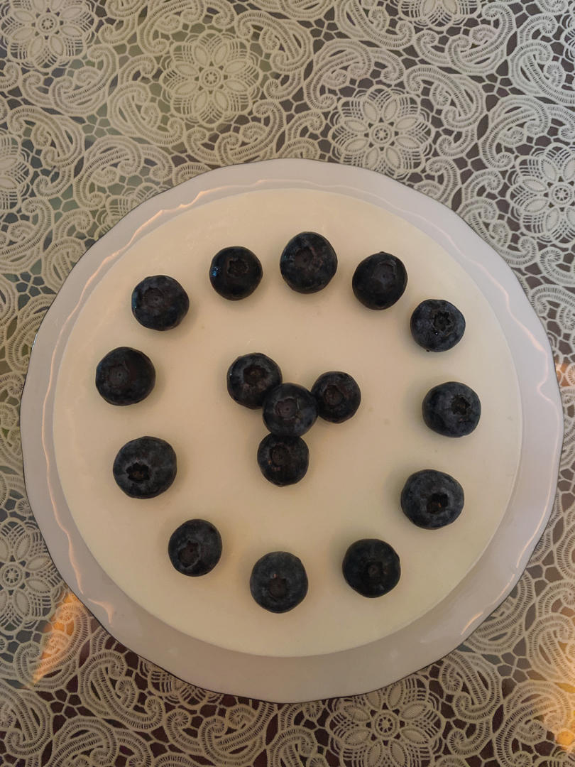 酸奶芒果慕斯蛋糕简易版（普通8寸活底）