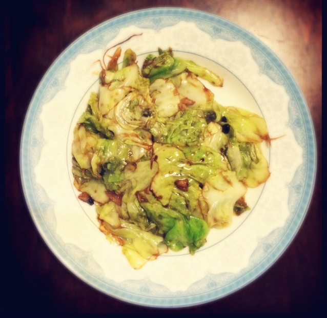 酱爆圆白菜