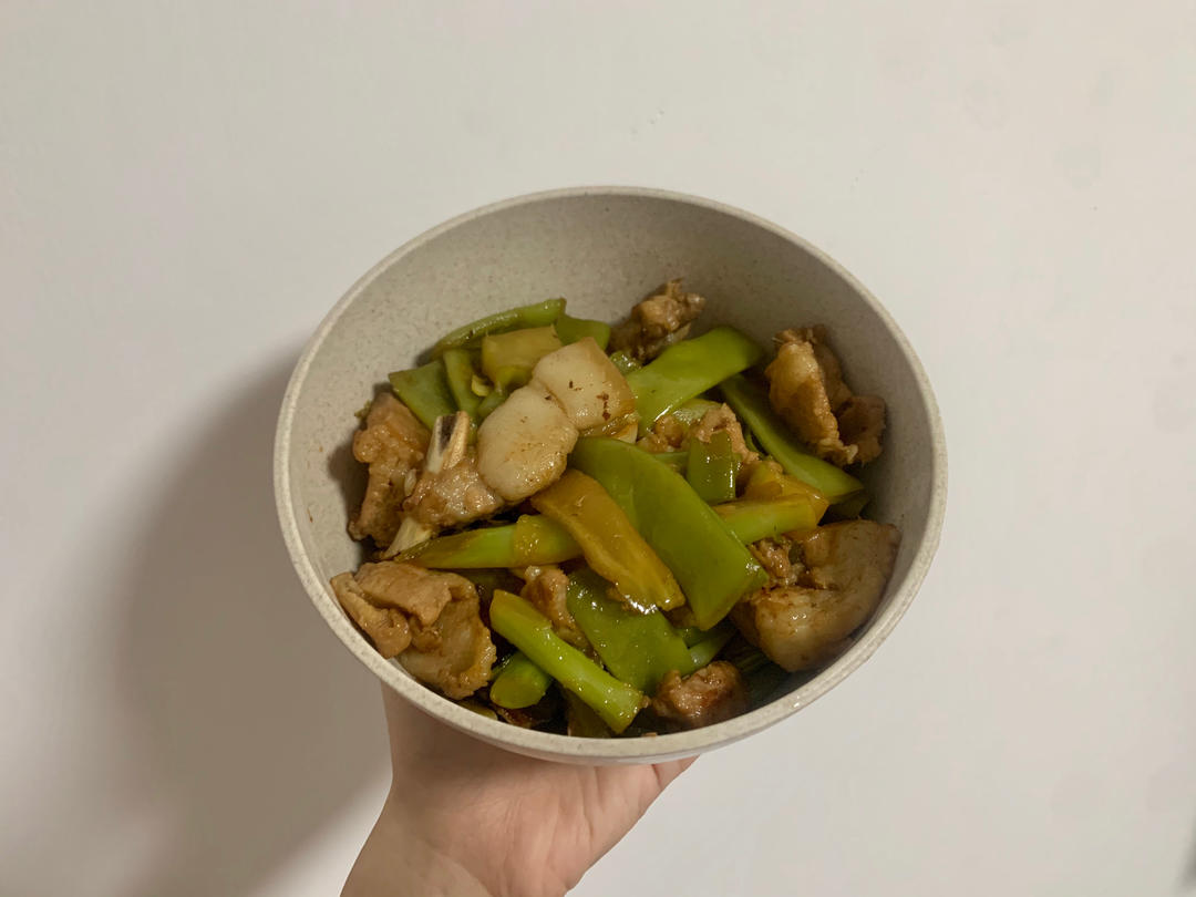 下饭神器 扁豆炒肉