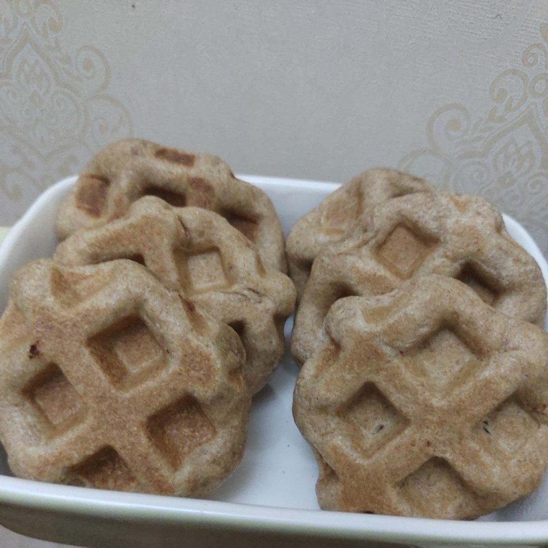 发酵版原味豆沙华夫饼