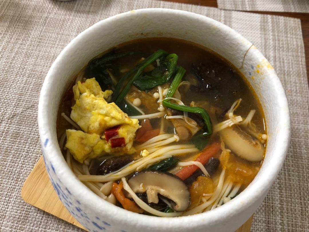 番茄杂蔬豆腐汤