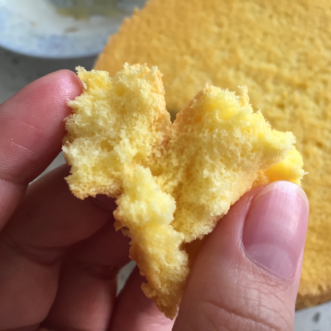 6寸戚风蛋糕（2蛋）