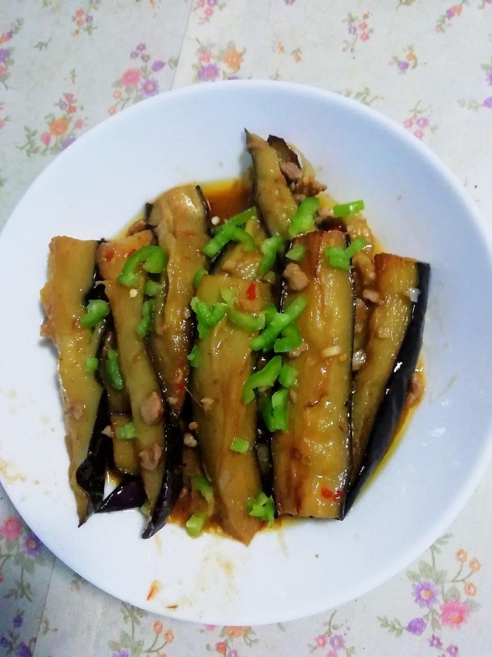 红烧肉沫茄子