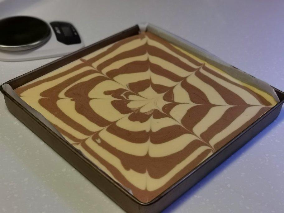 双色花纹蛋糕卷