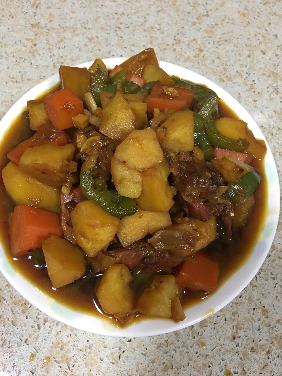 正宗新疆大盘鸡+裤带面