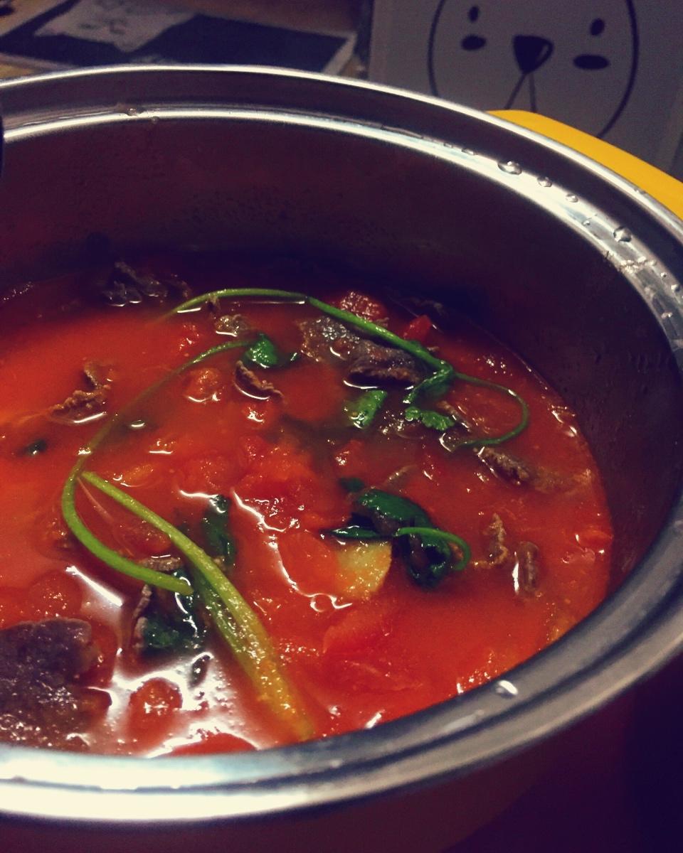 番茄牛肉汤（简易版）