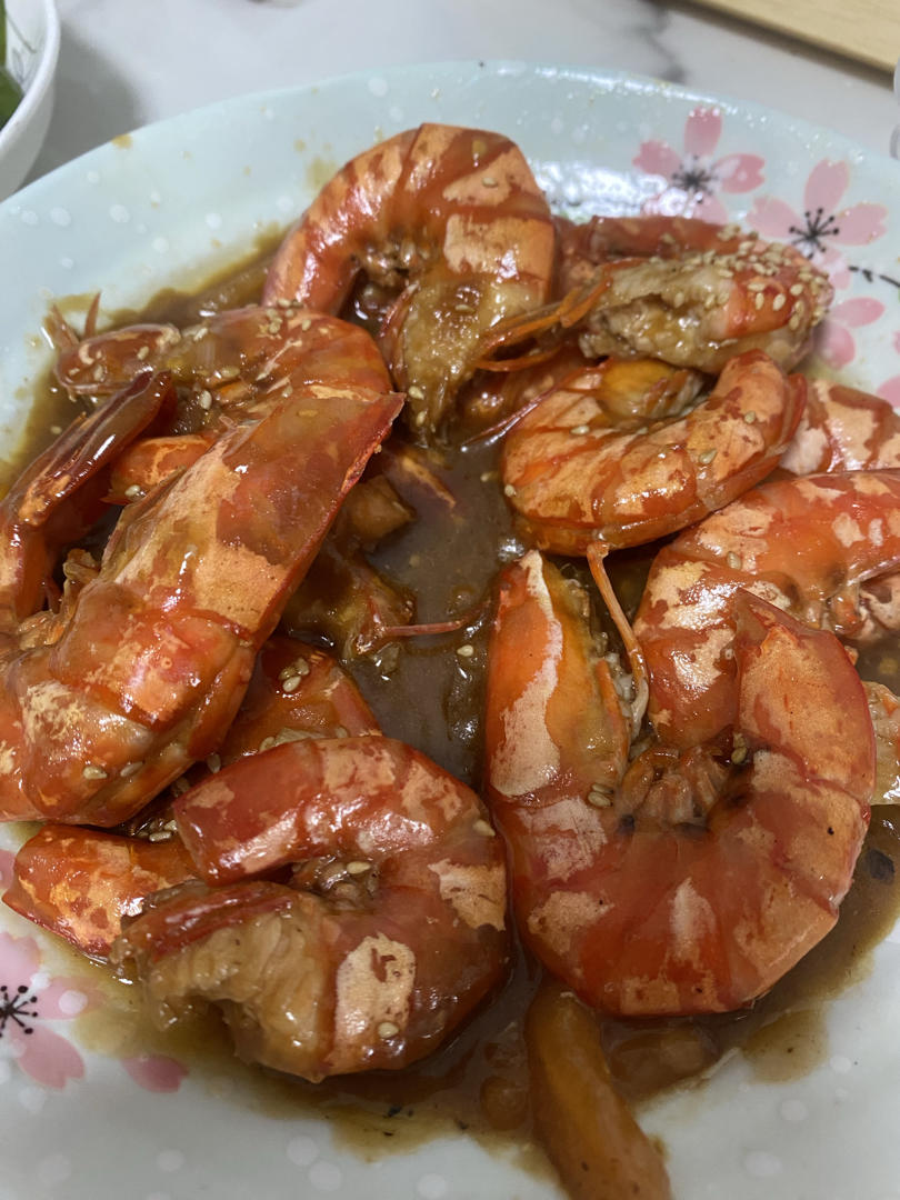 吮指酸甜油焖大虾（糖醋大虾）