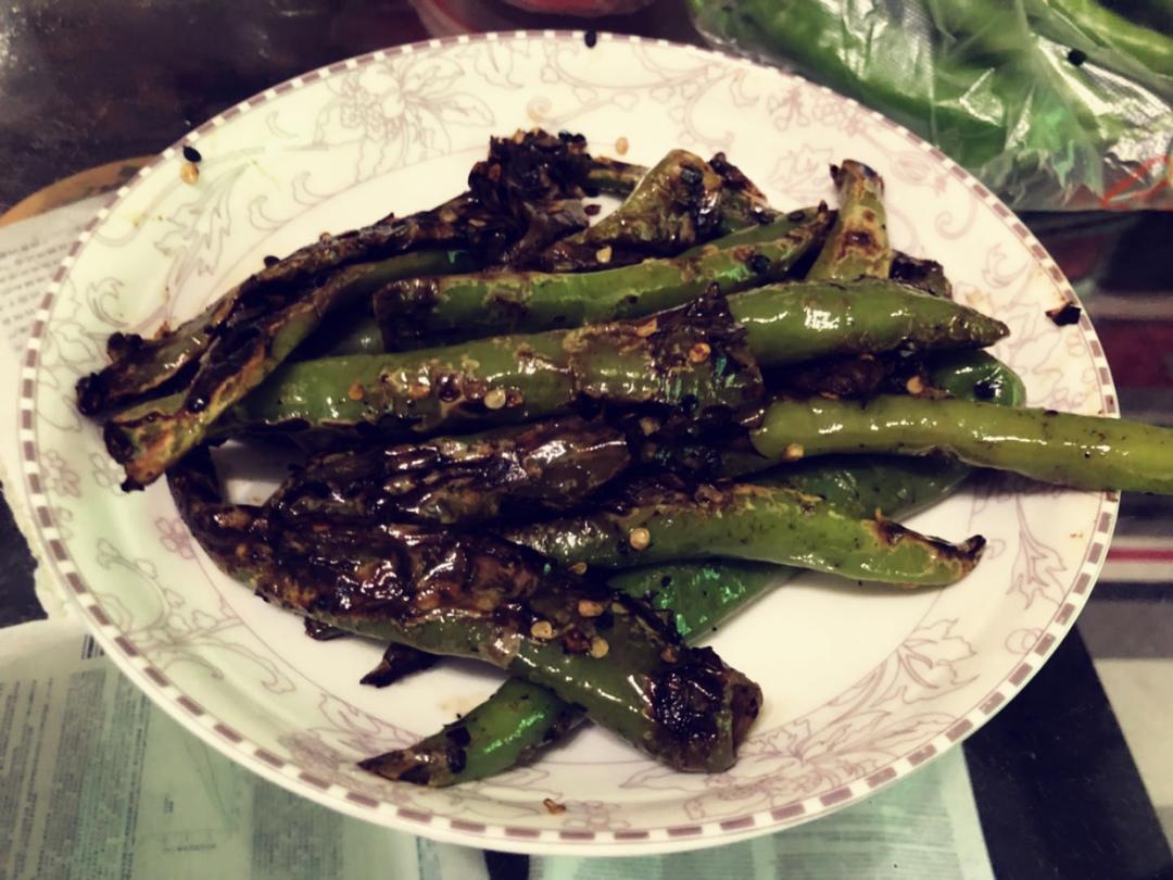 文森涛做的虎皮杭椒