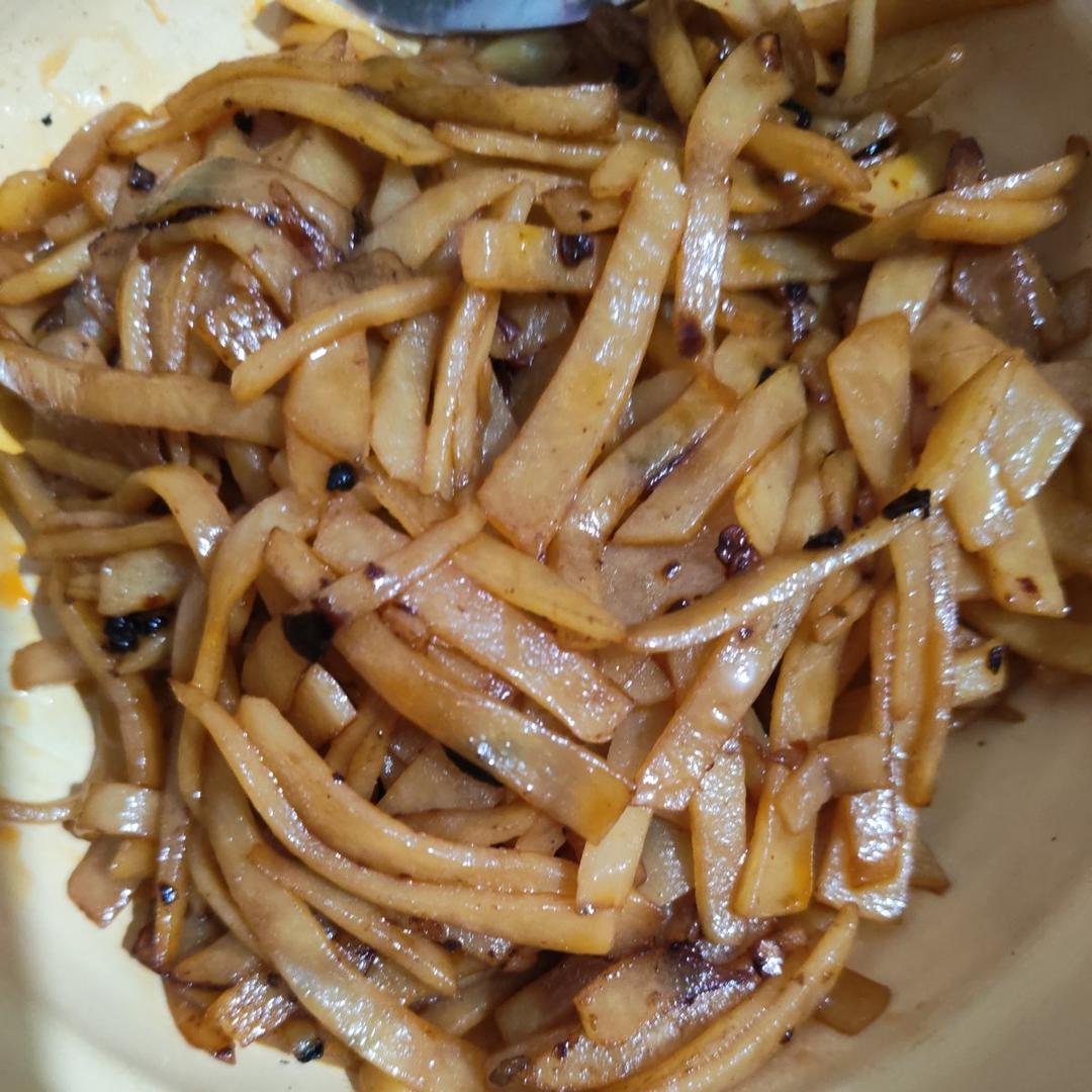 家常！土豆丝炒饼