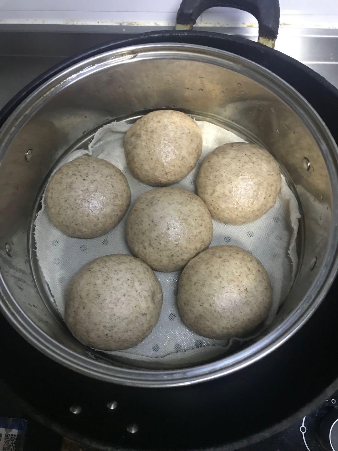 【减脂推荐】黑全麦馒头