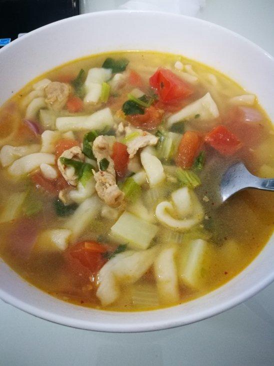 新疆揪片子汤饭（妈妈手艺）