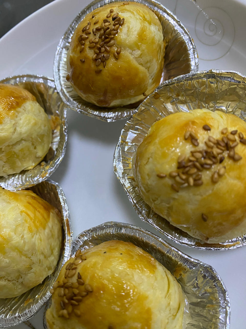 蛋挞皮+汤圆=完美汤圆酥