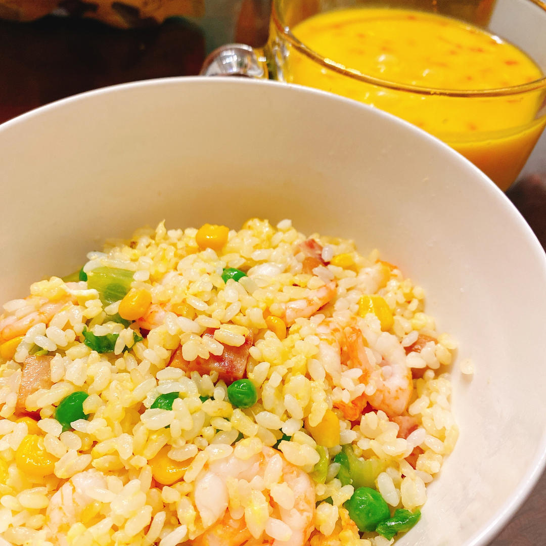 甜虾仁🍤蔬粒炒饭