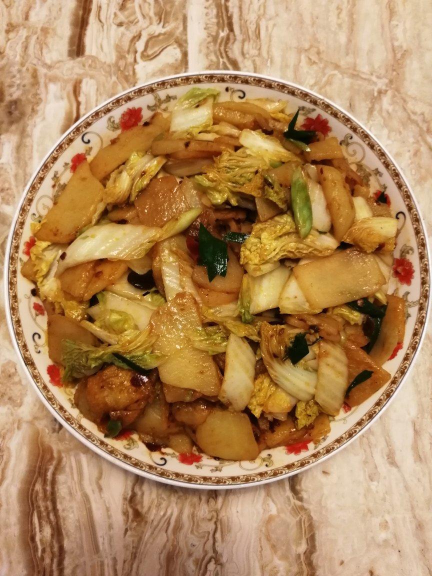 素版干锅土豆娃娃菜