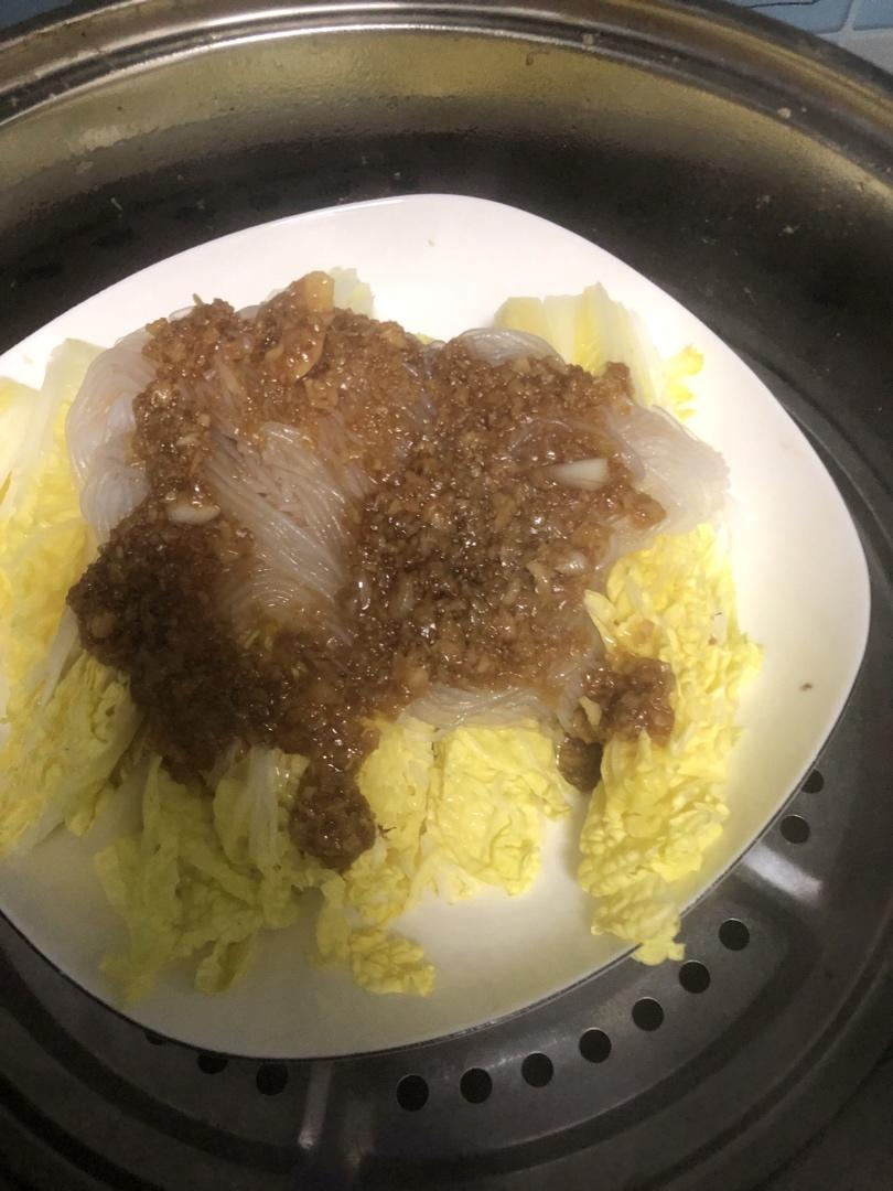 蒜蓉粉丝肉沫娃娃菜
