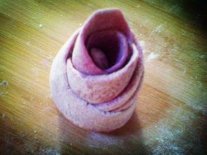 紫薯玫瑰馒头的做法 步骤10