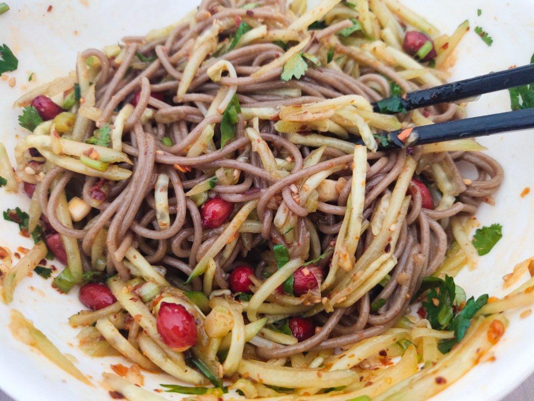 姥姥的爽口凉面！（干拌挂面）