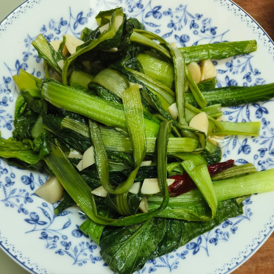 炝炒小白菜（脆爽）