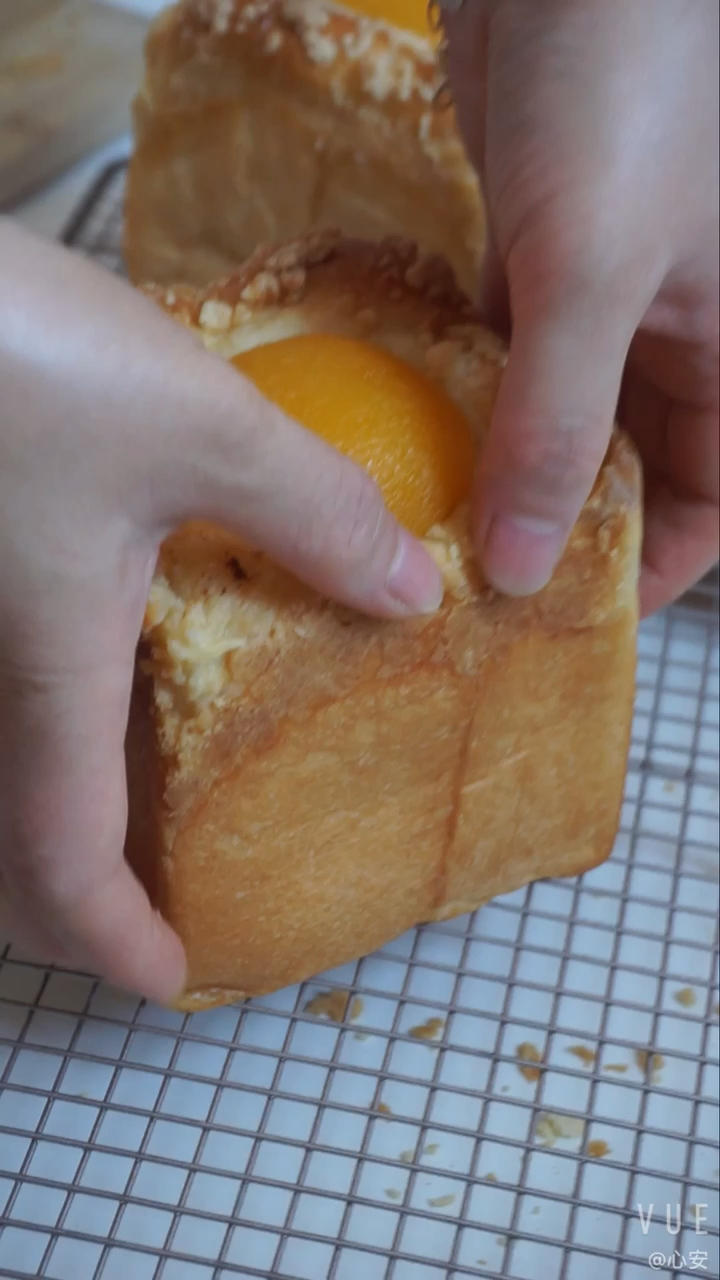 黄桃吐司