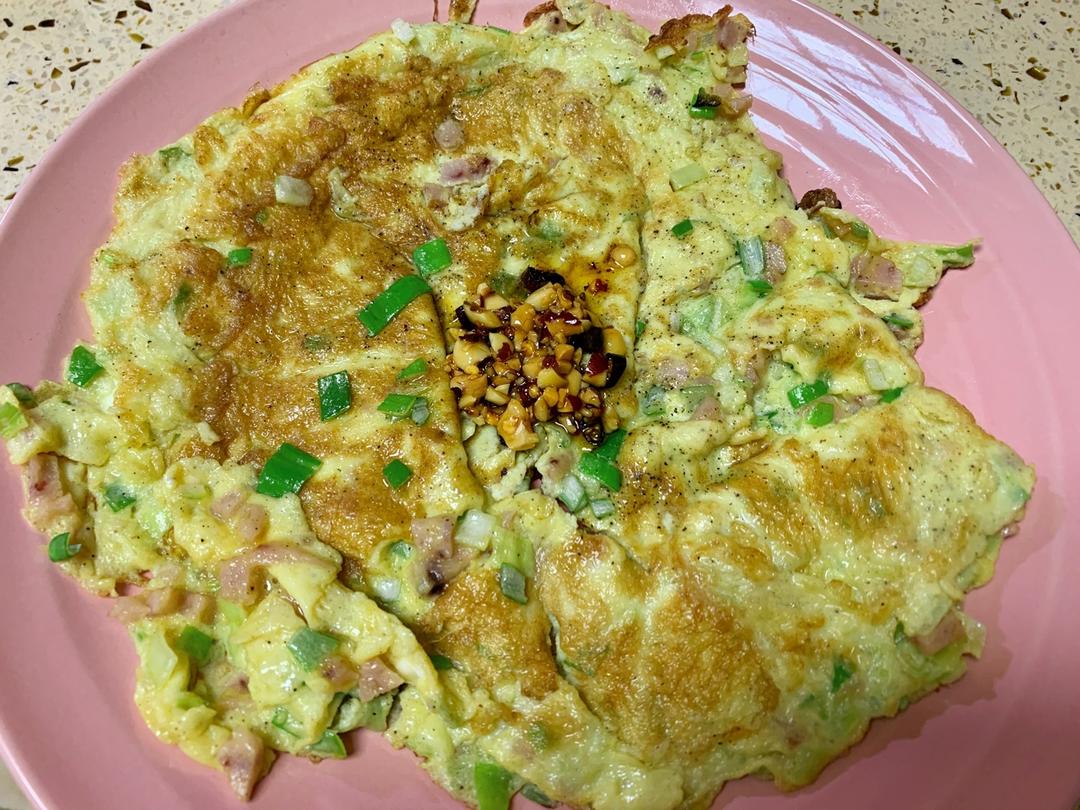 鸡蛋葱花饼（超级快手菜）