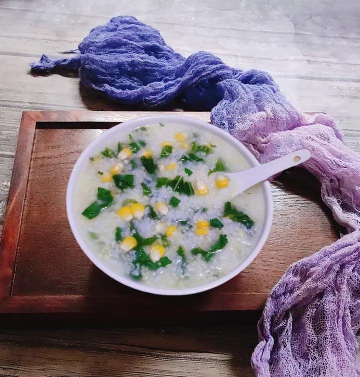 青菜燕麦粥（咸味）