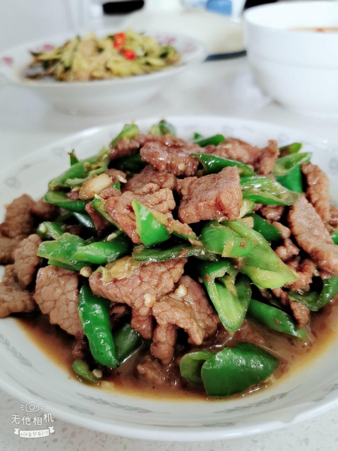 青椒炒牛肉