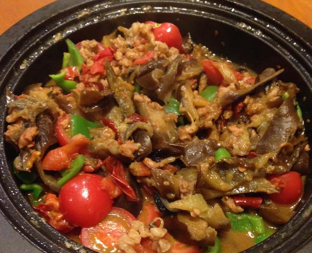 茄汁肉末茄子的做法