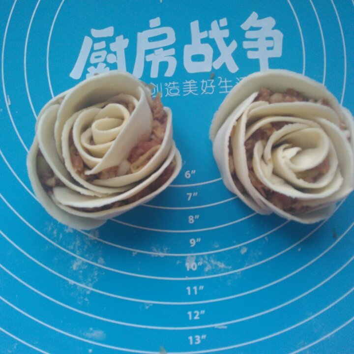 玫瑰花饺子