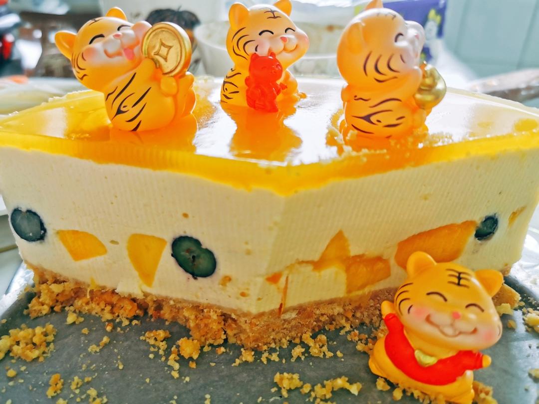 芒果慕斯蛋糕6寸8寸（新手也能一次成功）