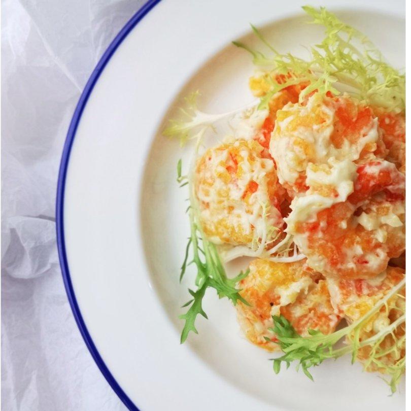 柏悦平替版芥末虾球